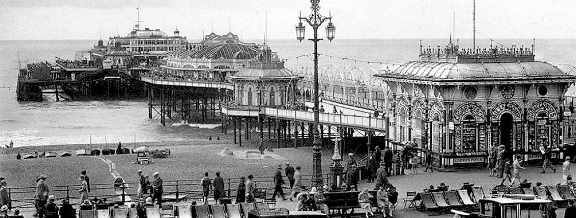 The west pier at Brighton was one of the finest examples of Victorian architecture
