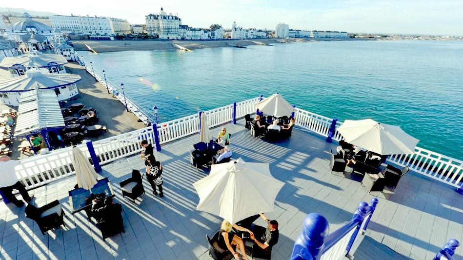 Wedding receptions on Eastbourne pier's ocean suite