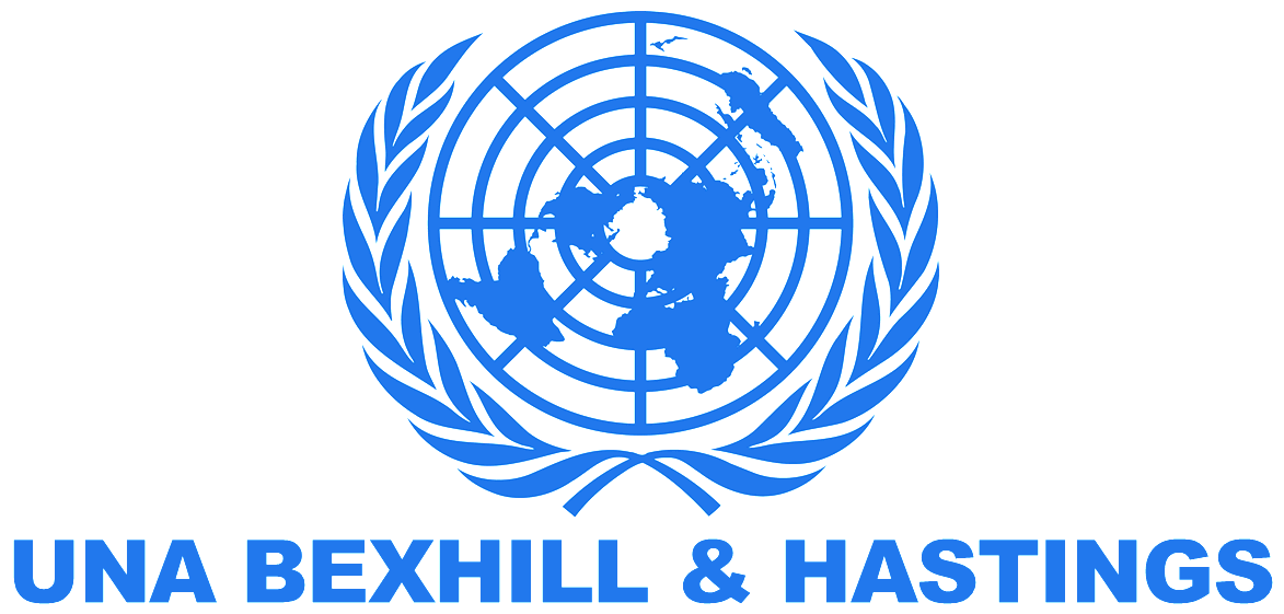United Nations UK logo, Bexhill and Hastings