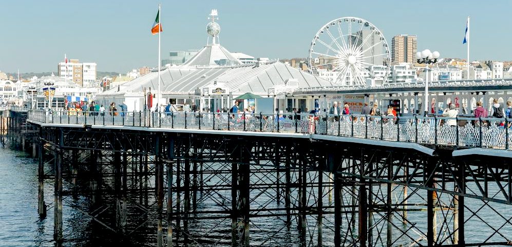 Brighton Marine Palace Pier with the bigish wheel in the background
