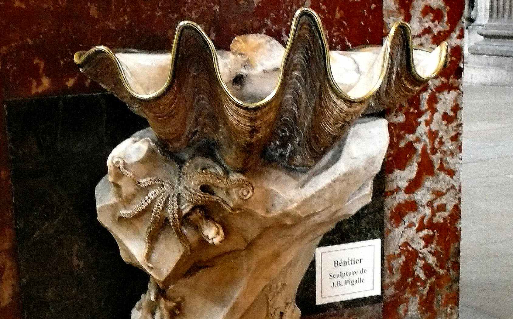 Jean Baptiste Pigalle sculpture clam