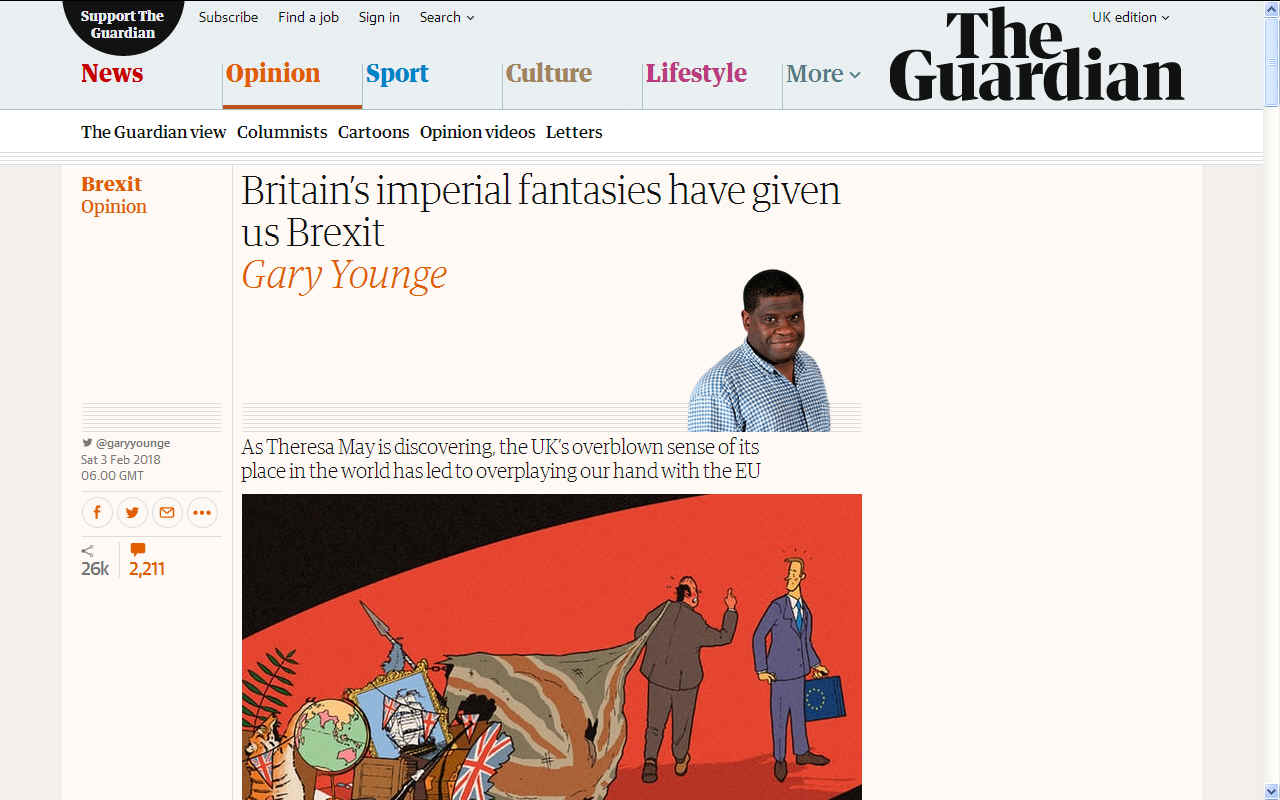 The Guardian Gary Younge on Britain's imperialist fantasies