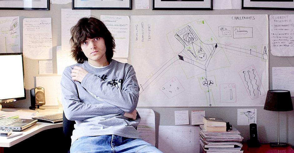 Boyan Slat at home and in the office