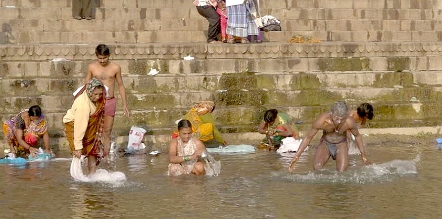 Varnasi, the Ganges river bathers