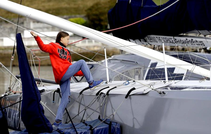 Zero carbon sailor, Greta Thunberg